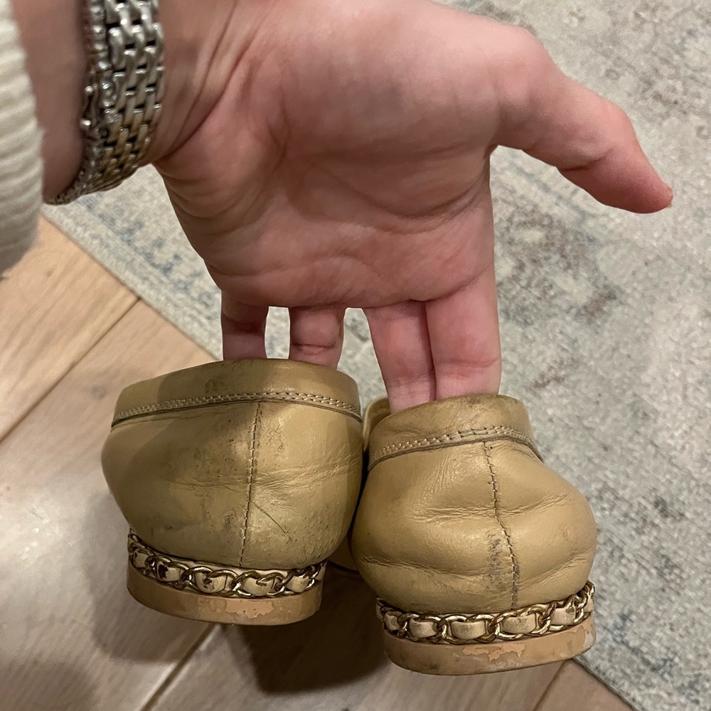 CHANEL Beige Loafers - Picture 6 of 11